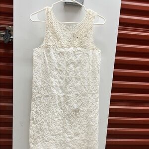 Chelsea & Violet Cream Lace Mini Dress